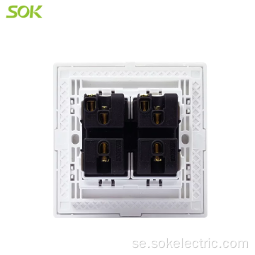 2Gang2Way Light Switch 16A 250V CE elektrisk strömbrytare